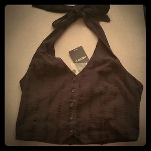 Halter top (Black)